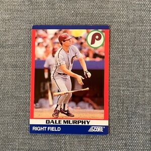 1991 Score Baseball Card Trading Card